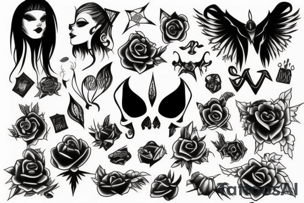 Goth tattoo idea