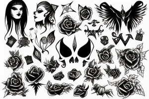 Goth tattoo idea
