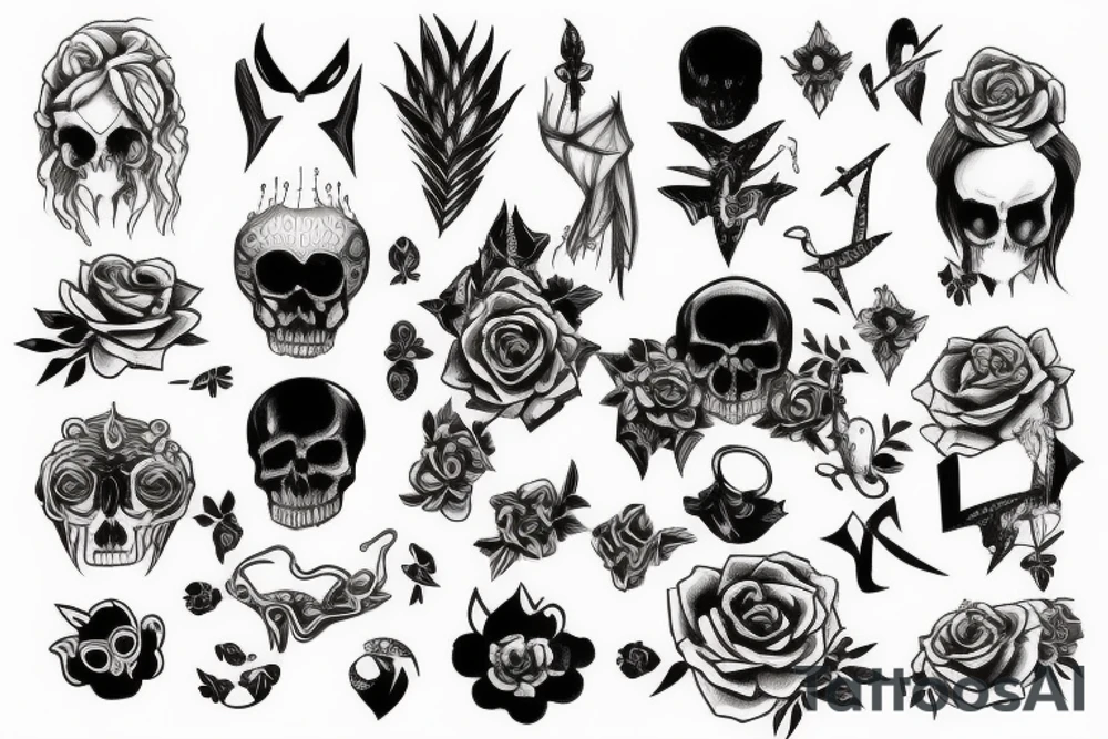 Goth tattoo idea