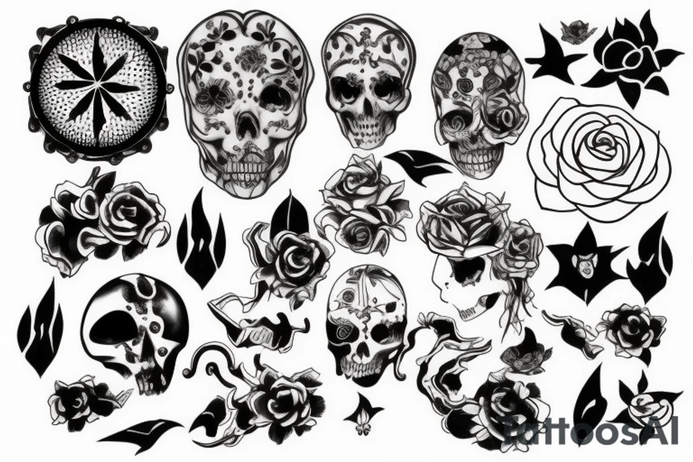 Goth tattoo idea