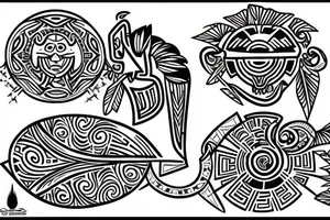 Taino Indian symbols tattoo idea