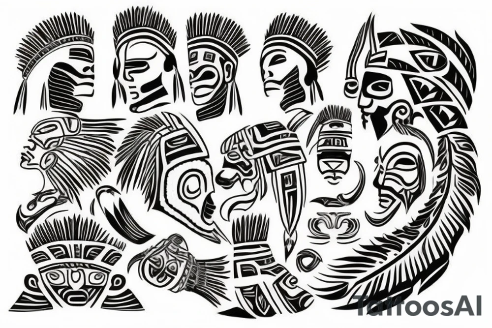 Taino Indian tattoo idea