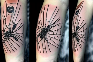8 legged spiders tattoo idea