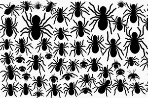 8 legged spiders tattoo idea