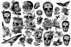 Angelo che cade dal cielo tattoo idea