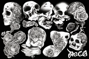 Angelo che cade dal cielo tattoo idea