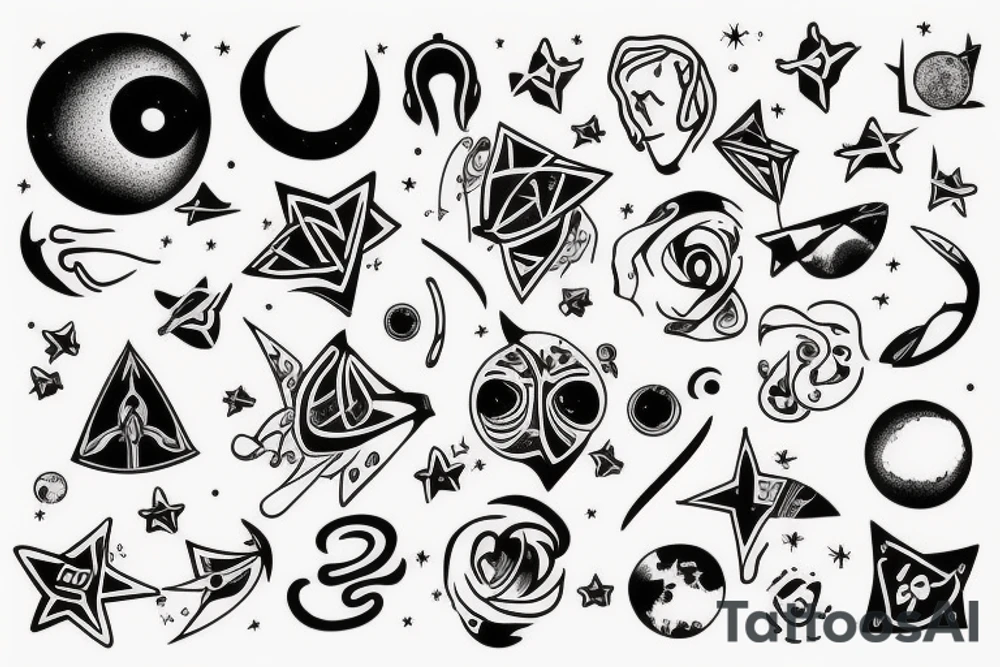 univers tattoo idea