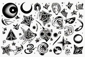 univers tattoo idea