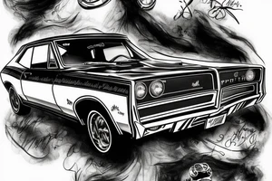 1967 Pontiac Tempest Father and Grandfather Samuel Edward Walters tattoo idea