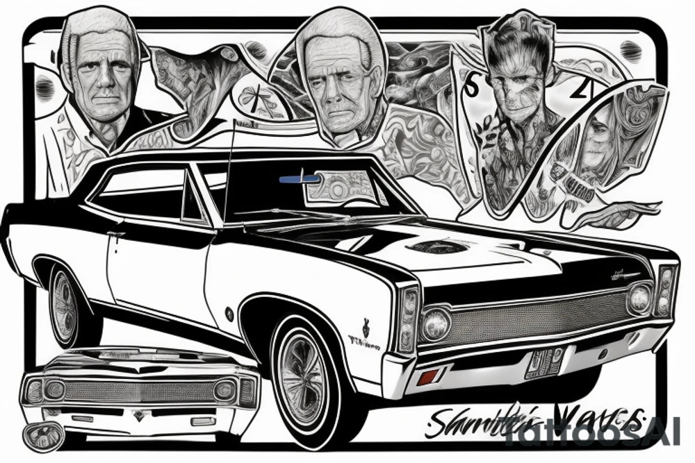 1967 Pontiac Tempest,  Father and Grandfather Samuel Edward Walters tattoo idea