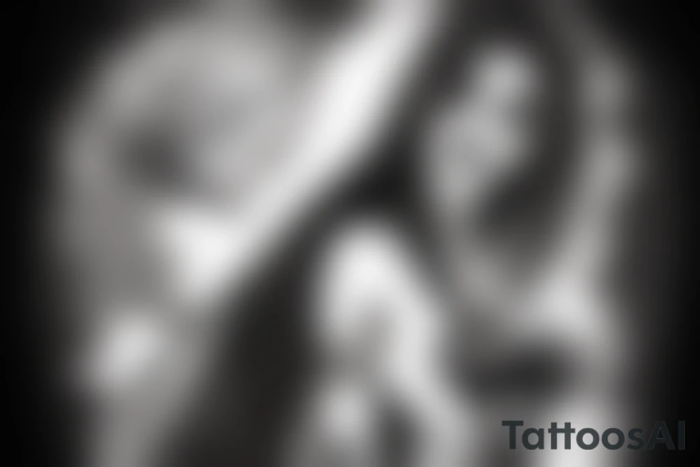 Vampiress gothic woman tattoo idea