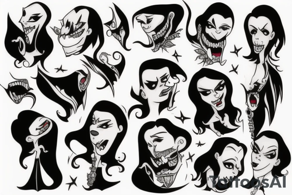 Vampire tattoo idea