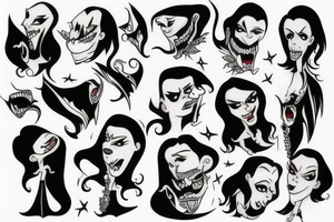 Vampire tattoo idea