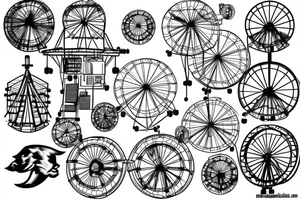 ferris wheel tattoo idea
