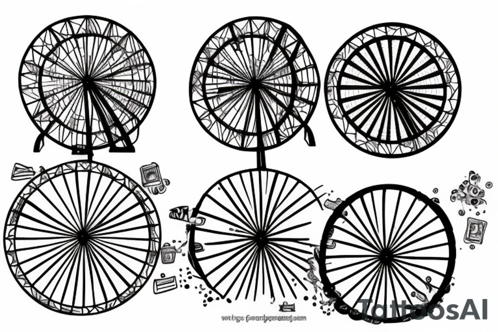 ferris wheel tattoo idea