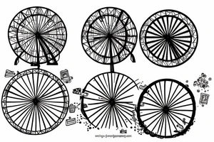 ferris wheel tattoo idea