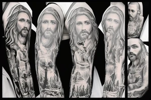 I wanna see Jesus tattoo idea