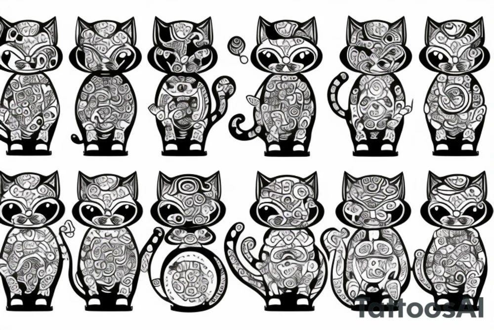 maneki neko tattoo idea