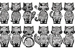 maneki neko tattoo idea