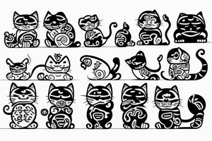 maneki neko tattoo idea