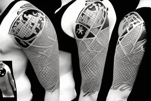 paintball player tattoo idea