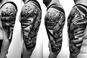paintball player tattoo idea
