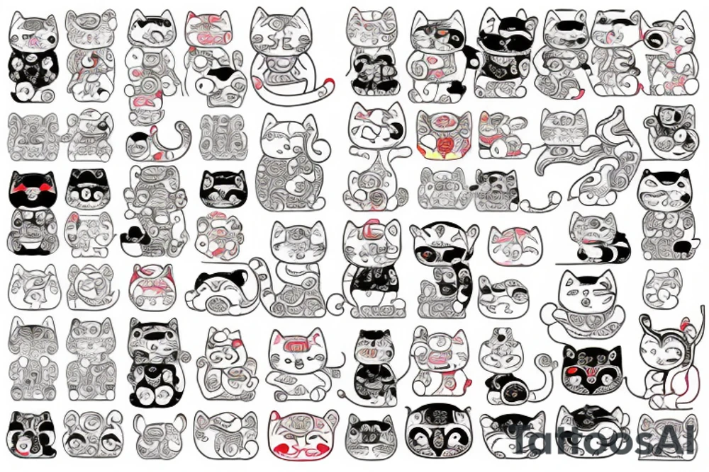 Maneki Neko tattoo idea