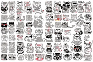 Maneki Neko tattoo idea