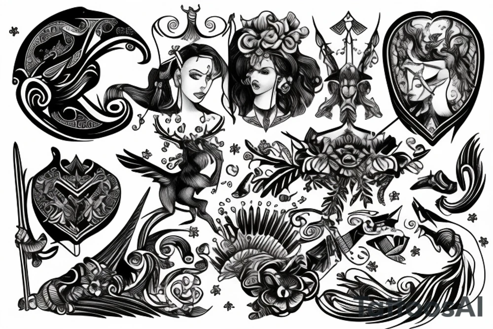 Sagittarius friends tattoo idea