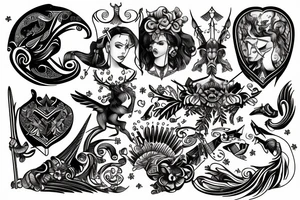 Sagittarius friends tattoo idea