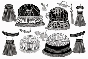 a turkish fez with tassel that look like a baseball cap tattoo idea