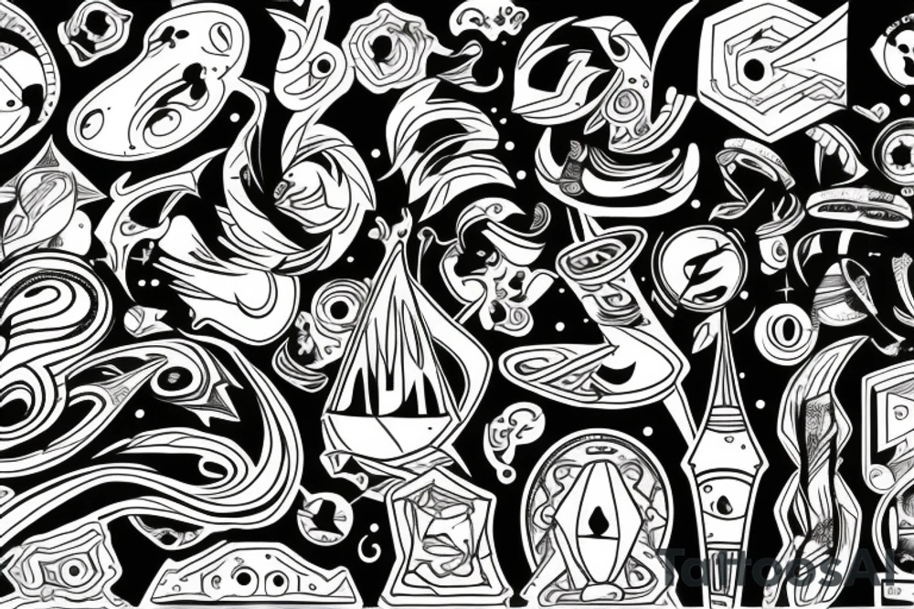 univers tattoo idea