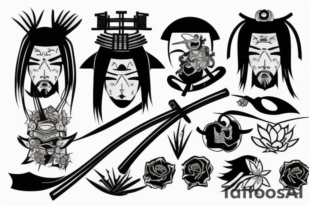 Future samurai tattoo idea