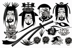 Future samurai tattoo idea