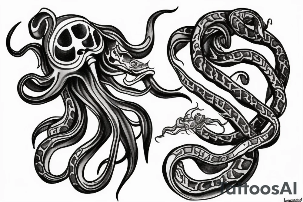 Kraken tattoo idea