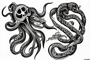 Kraken tattoo idea