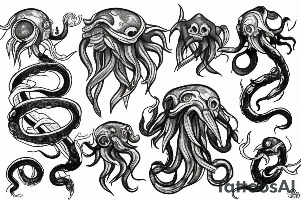 Kraken tattoo idea