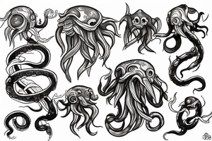 Kraken tattoo idea