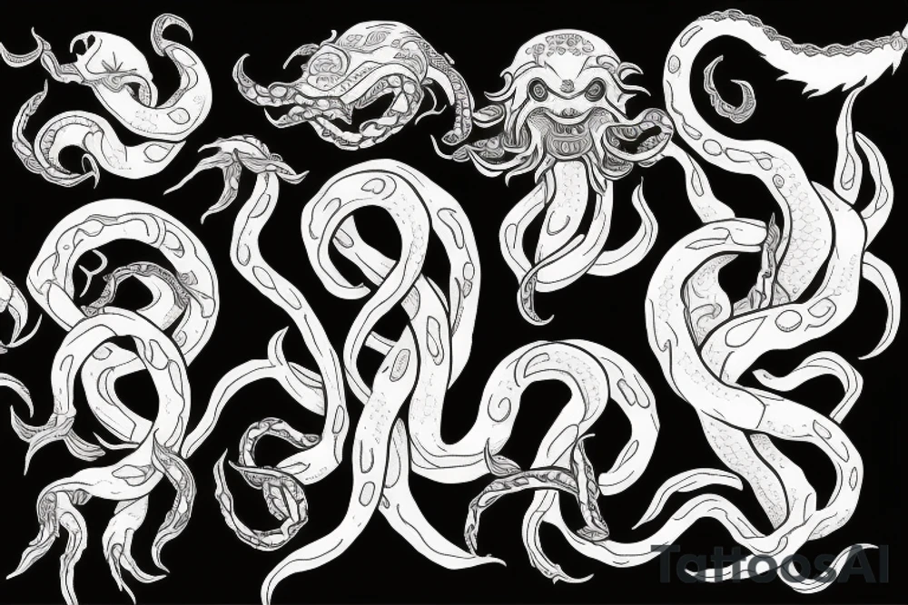 Kraken tattoo idea