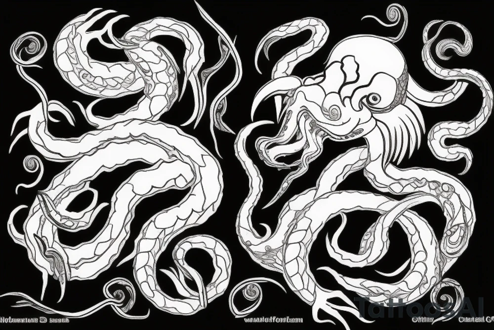 Kraken tattoo idea