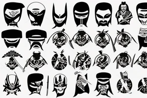 Future samurai tattoo idea