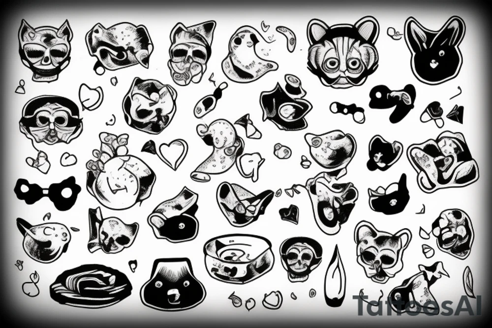 Sugar bear tattoo idea