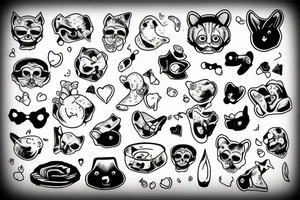 Sugar bear tattoo idea