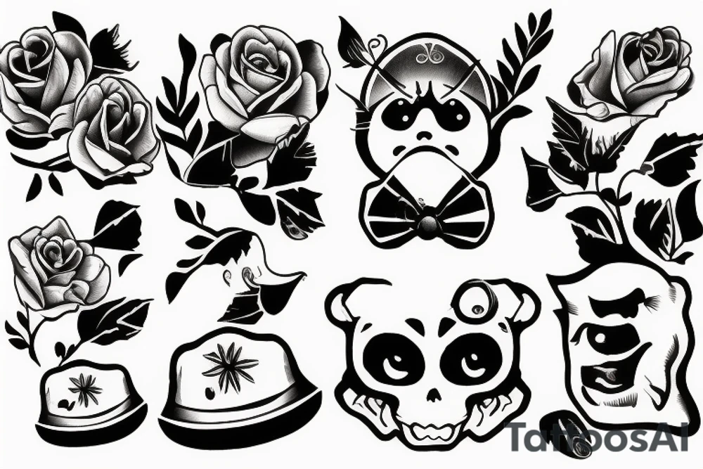 Sugar bear tattoo idea