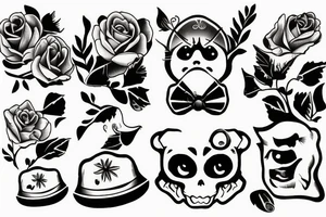 Sugar bear tattoo idea