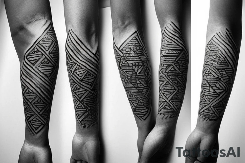 african tattoo sleeve tattoo idea