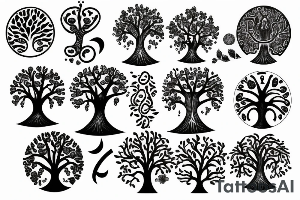 tree of life tattoo idea