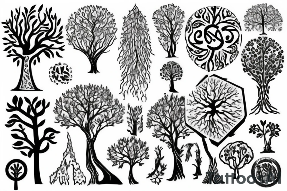 tree of life tattoo idea