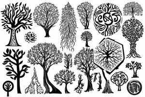 tree of life tattoo idea