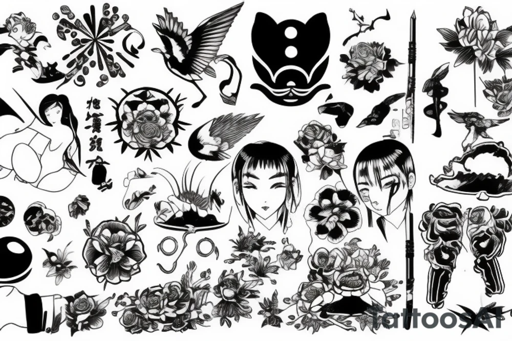 Japan, old school, foreign tattoo idea